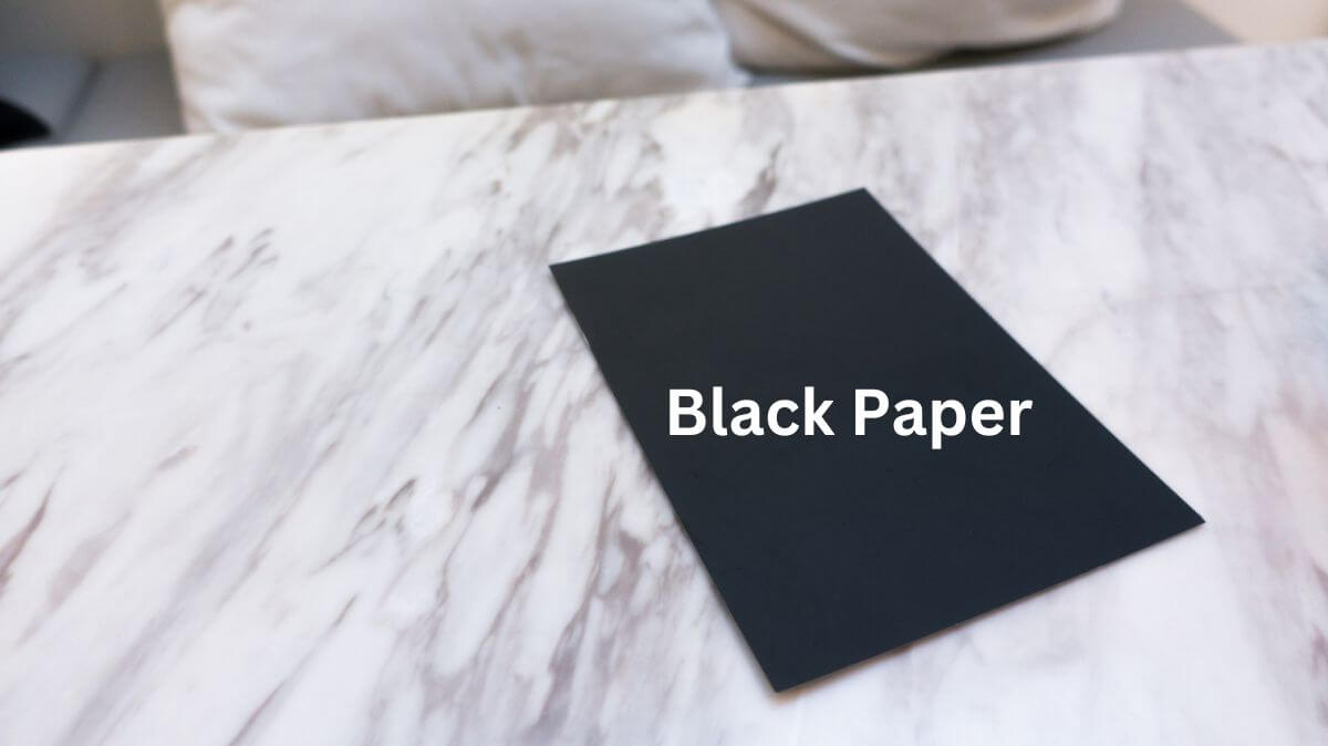 The Benefits of Using Black Paper: A Comprehensive Guide