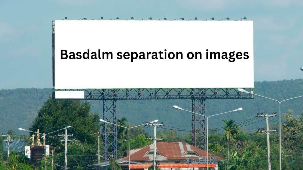 Basdalm Separation on Images